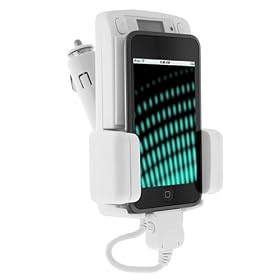 Click here to buy Apple Ipod 8-in-1 White Fm Transmitter Car Kit with Remote and Car Adapter for Ipod 3rd,... by iPod.