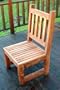 Massive Dining Chair Old Growth Redwood