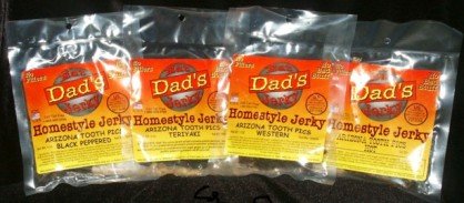Turkey Jerky 4 - 4oz bags by Dad