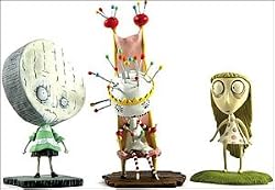 Tim Burton's 'The Melancholy Death of Oyster Boy and Other Stories' PVC Set of 3 (Pin Cushion Queen, Brie Boy & Staring Girl)