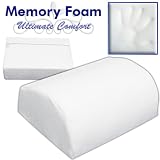 Contoured Memory Foam Lumbar Support Cushion