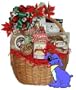 Christmas Canine Holiday Gift Basket for Dogs : Basket Theme CHRISTMAS