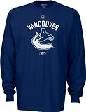 Vancouver Canucks Primary Logo Long Sleeve T-Shirt