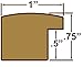 Craig Frames Contemporary Picture Frame, 20 x 24 Inch, Black
