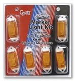 SMALL TRAILER LTG, YELLOW, ECONOMY CLR/MKR LAMP KIT, RETAIL PACK