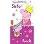 Peppa Pig - Sister Birthday Card