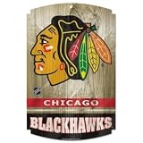 Chicago Blackhawks Wood Sign