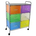 Rolling Storage-6 Drawer