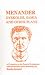 Book Menander (Classics Companions)
