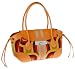 Prada Women's Canvas Handbag with Leather Trim, Soleil
