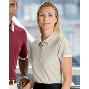 Buy Chestnut Hill Ladies Tipped Performance Plus Pique Polo. CH113W by Chestnut Hill