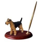 Airedale Terrier Dog Desk Set