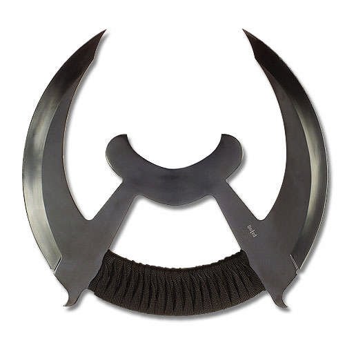 Black Ronin Ninja Ring Blade with Sheath