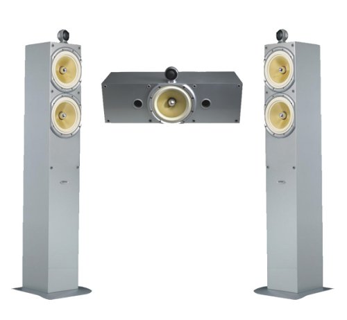 Crystal Acoustics THX  SELECT Certified Center & TX -FS Tower C-Audiovideo Speakers - Silver