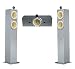 Crystal Acoustics THX SELECT Certified Center & TX -FS Tower C-Audiovideo Speakers - Silver