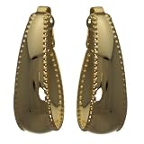 Blithe Gold Hoop Clip On Earrings