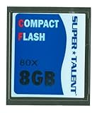 Super Talent 8 GB 80x CompactFlash Memory Card  CF/8G-80X