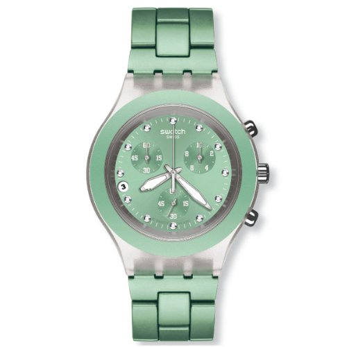 Swatch Full-Blooded Mint Unisex Watch SVCK4056AG