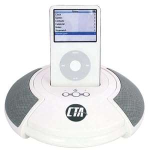 CTA Digital IP-RS2  Sound Stage Speaker with Docking Station for iPod