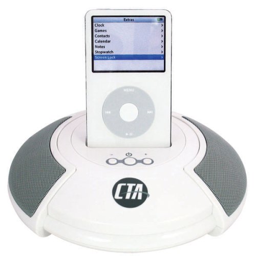 CTA Digital IP-RS2  Sound Stage Speaker with Docking Station for iPod