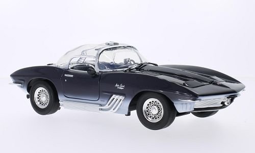 Chevrolet Mako Shark, dark blue, 1961, Model Car, Ready-made, Motormax 1:18