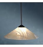 18W X 41.5H Single Rod Blush/Craftsman Pendant