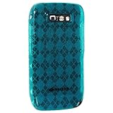 Amzer Luxe Argyle Skin Case for Nokia E71/E71x - Blue