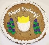 Scott's Cakes 2 lb. Chocolate Chip Cookie Cake with Iced Tulip Sugar Cookie