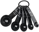 KitchenAid 5-Piece Measuring Spoon Set, Black