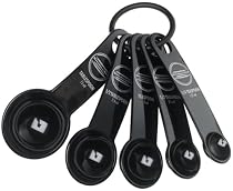 KitchenAid 5-Piece Measuring Spoon Set, Black