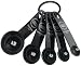 Kitchen & Housewares : KitchenAid 5-Piece Measuring Spoon Set, Black