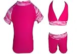 Surfer Girl UPF50+, UV Protective 3-Piece Swimsuit
