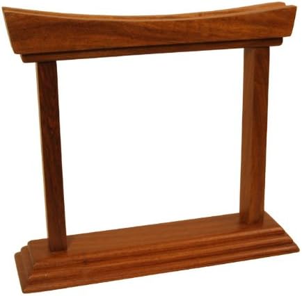 Gong Stand, Rosewood, Curved, 6"
