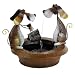 Astonica 40201130 Two Dogs Garden Fountain