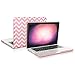 TOP CASE Chevron Series Pink Rubberized Hard Case Compatible Old Generation MacBook Pro 13-Inch (13
