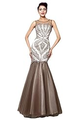 Mermaid Tulle Evening Dress/Mother-of-the-Bride Dress/Prom Dress 