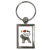 I Love My Bouvier des Flandres Key Chain