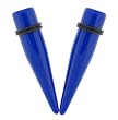 Acrylic Neon Taper - Blue - 7/16'' - Sold as a Pair