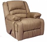 Homestyles 5620-20-4001 Daytona, Pad-Over Chaise, Rocker Microfiber Buckskin Recliner