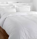 Catherine Lansfield Minimalist White King Duvet Cover Set