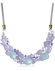 Steve Madden Crystal Gem Necklace, 28"