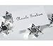 Star of David Place Card Holder 10 Piece Set for Wedding Reception Tables