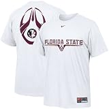 Nike Florida State Seminoles (FSU) White 2008 Team Issue T-shirt
