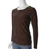 Adi Designs Jewel Neck Long Sleeve Missy Stretch Top by Adi Designs
