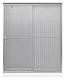 KOHLER K-702206-G54-MX Fluence Frameless Bypass Shower Door, Matte Nickel