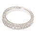 14K White Gold Antique Style Diamond Wedding Band Ring 0.25ct in Pave Setting (VVS Clarity, F Color)