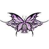 Nene Thomas - Tribal Purple Dragon Butterfly - Window Sticker / Decal