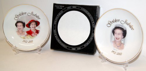 Porcelain Plate 6" - Queens Jubilee 2002 (066776)