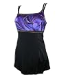 Longitude Plus Size Swimdress Swimsuit Long Tankini Swimwear 16-24