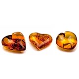 Baltic Amber Natural Color Fun Collection of Different Sized Heart and Mixed Shades for Valentines